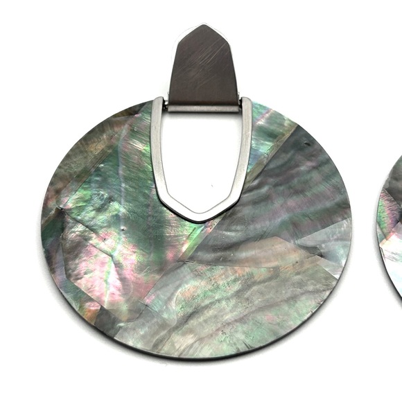 Kendra Scott Large ‘Diane’ Abalone Shell Post Pierced Earrings
